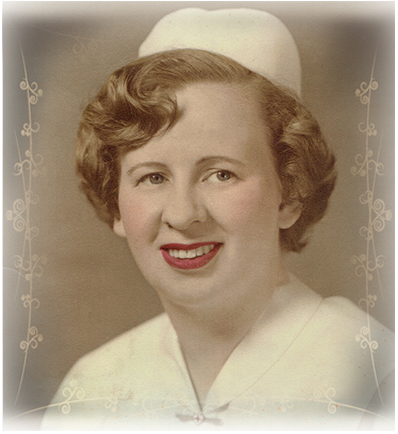 Ruth Graham Petch, born Robinson, young nurse